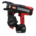 Minder draadverbruik per binding – lagere verbruikskosten Tot 300 bindingen per rol – minder stilstand Compleet geleverd in koffer met 2x 5Ah accu & lader